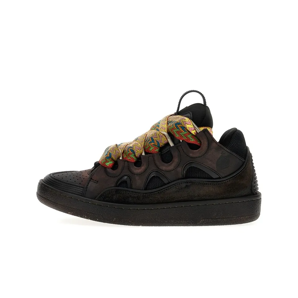 Lanvin Curb Sneaker 'Distressed - Black'