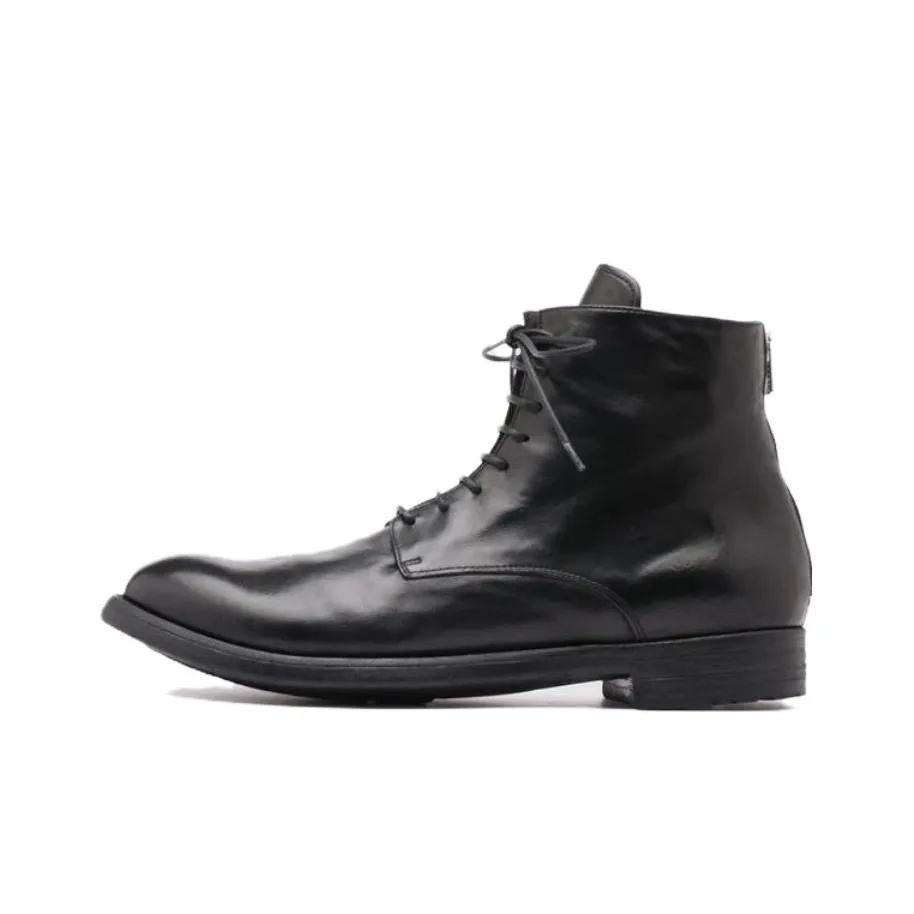 Officine Creative Flat Lace-up Boots