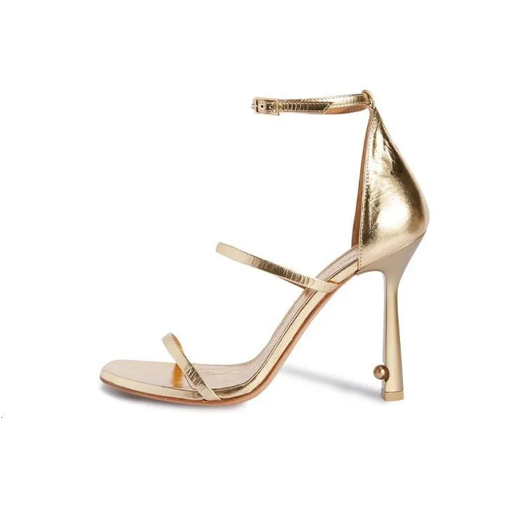 OFF-WHITE Strappy Leather Sandals