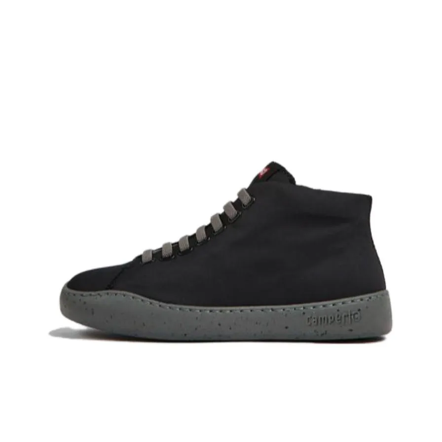 CAMPER Peu Touring Slip Resistant Cushioning High Top Skateboard Shoes Women's Black Gray