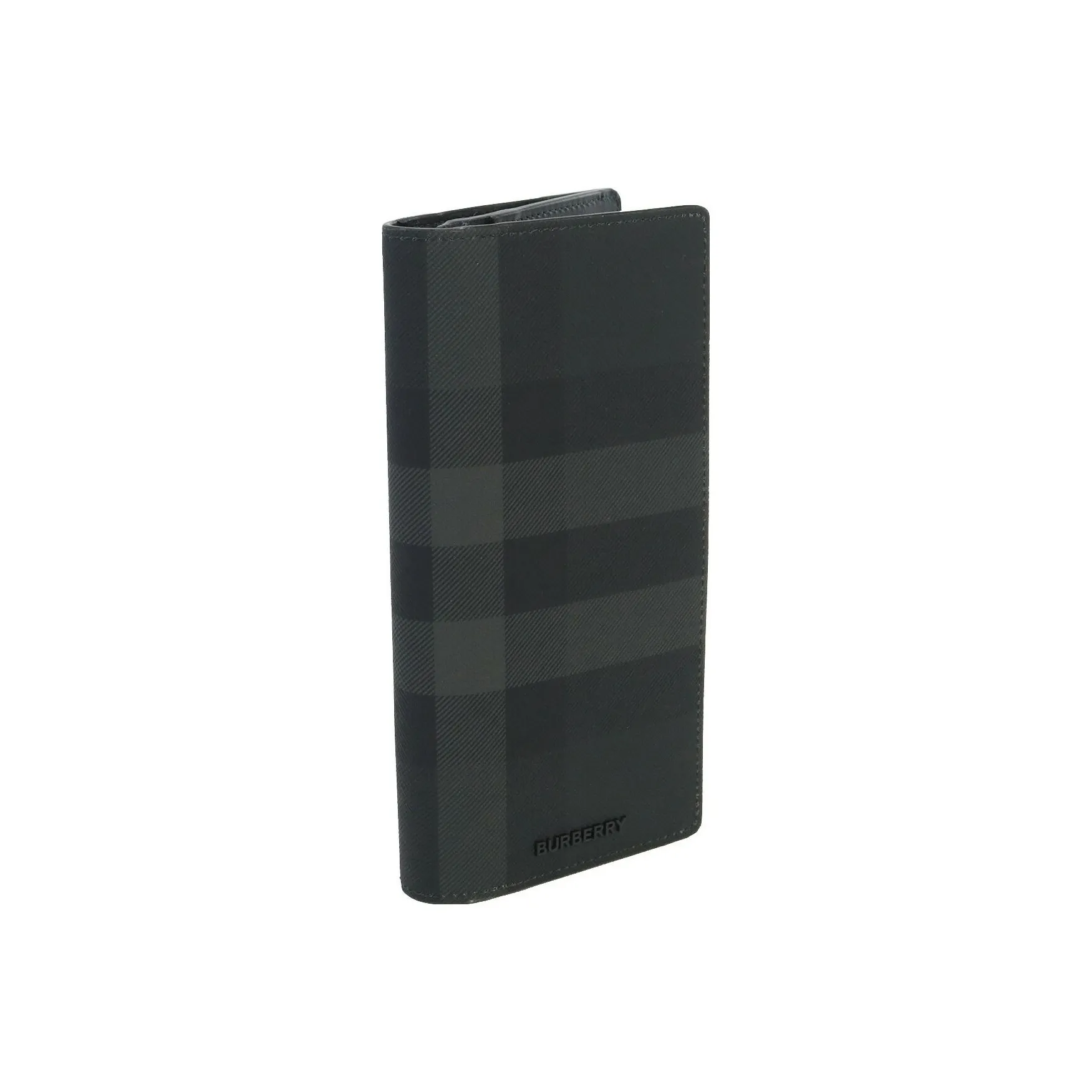 Burberry Check-print Leather Wallet