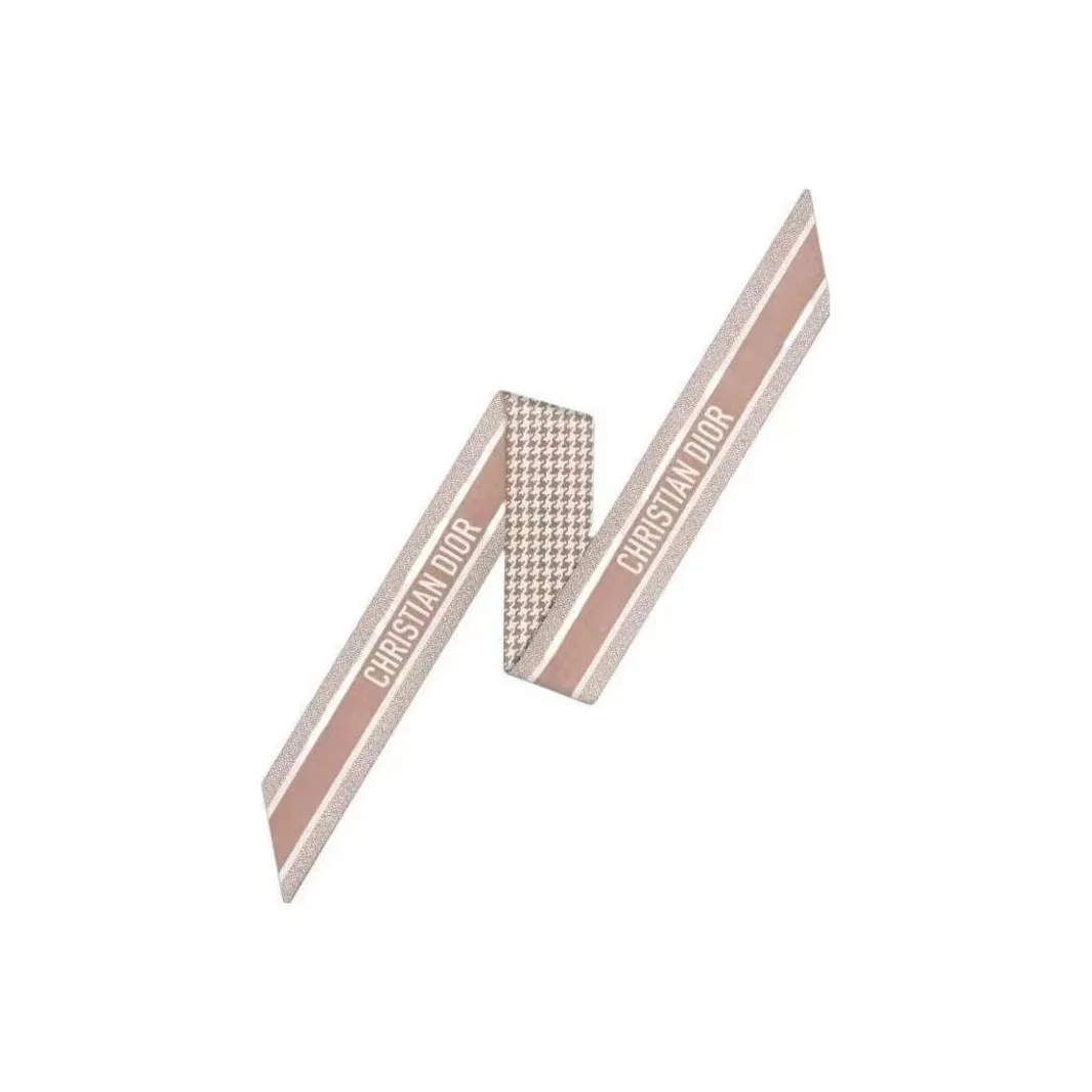 DIOR 30 Montaigne Шелковые Шарфы Унисекс Розовый