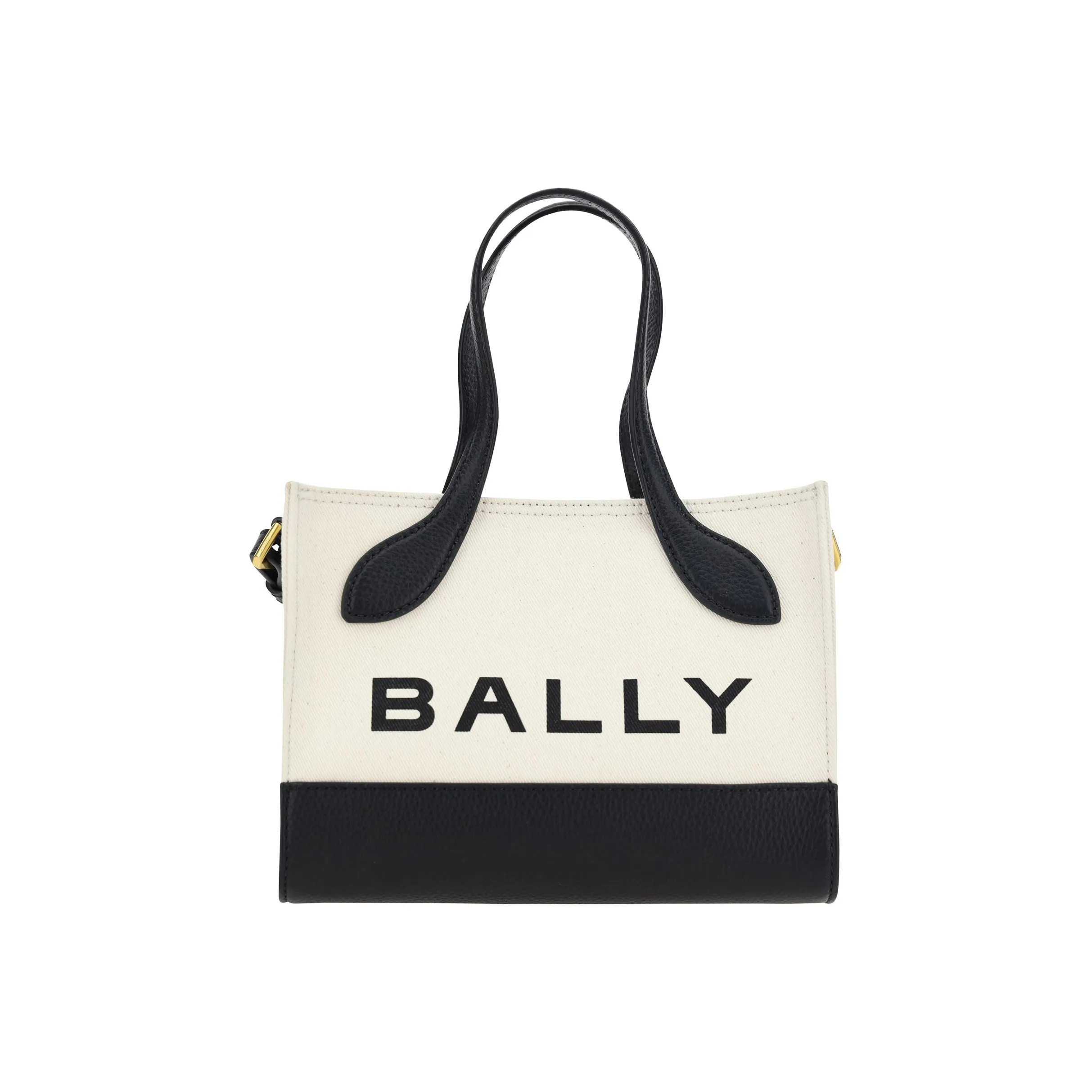 BALLY Fabric Tote Bag Shopping Bag Handbag Shoulder Bag Crossbody Bag Regular Women's White
