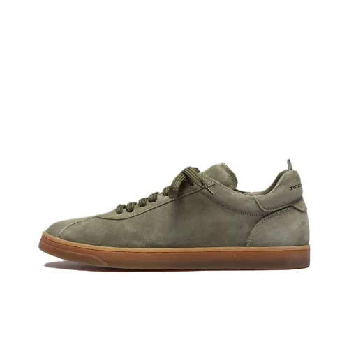 Officine Creative Кроссовки для скейтбординга Low Top Зеленые Мужские