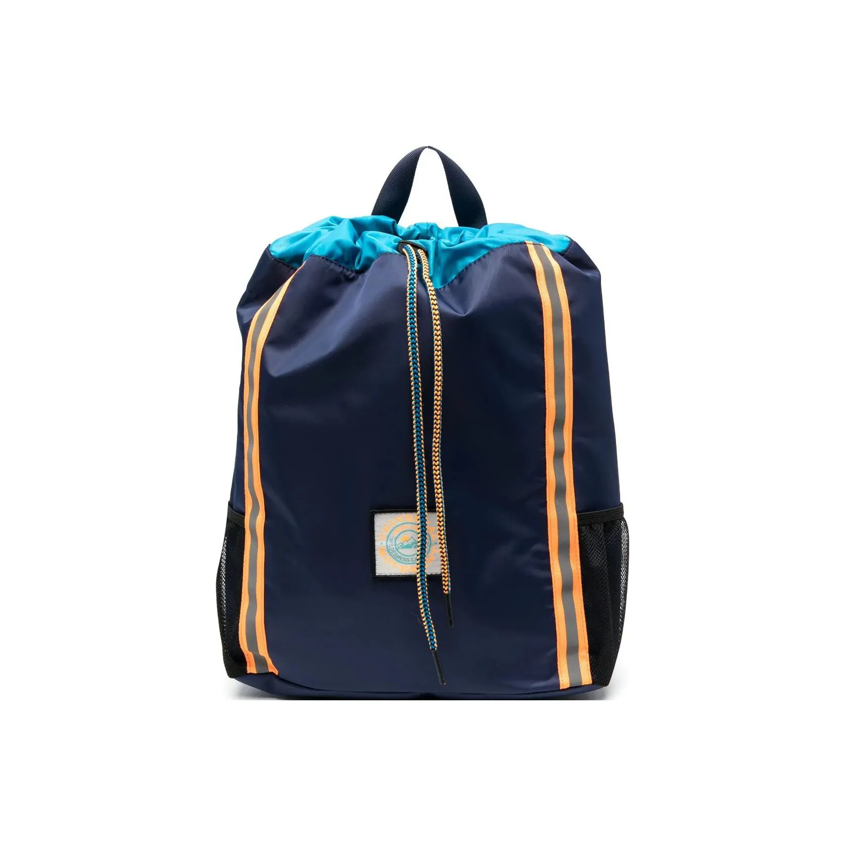 DIESEL Polyester Nylon Backpack Regular Kids' Navy/Multicolor