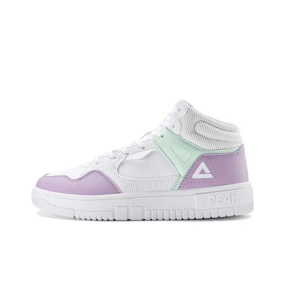 PEAK Скейтборд Кроссовки High Top Baymax, Светло-фиолетовые Женские