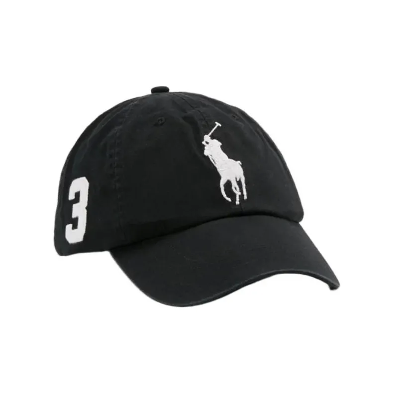 Polo Ralph Lauren Cotton Baseball Caps Men's Black