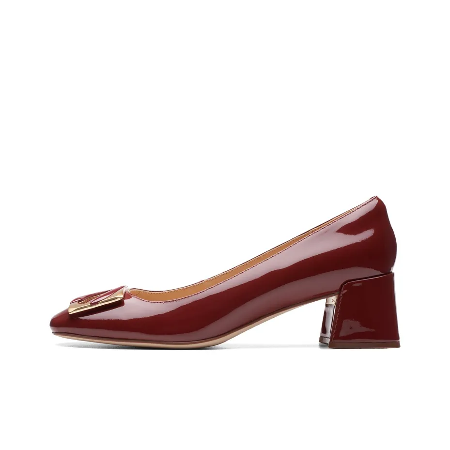 Clarks Casual Женские Темно-красный