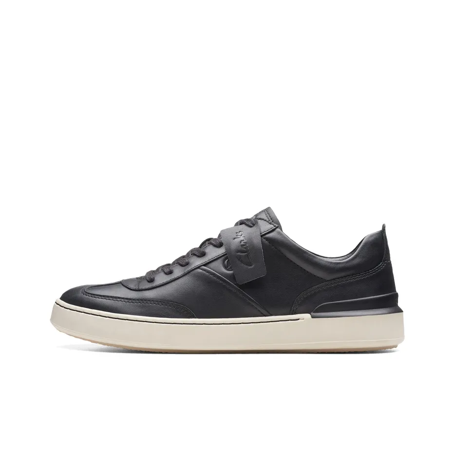 Clarks Low Top Skateboard Shoes Men's Black