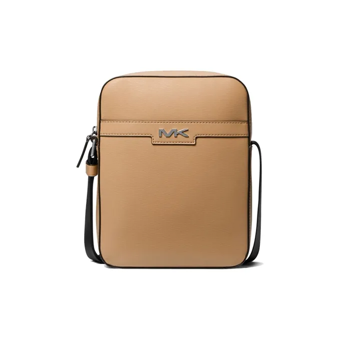 MICHAEL KORS MK Cooper Искусственная кожа Сумка через плечо Маленькая Мужская CAMEL