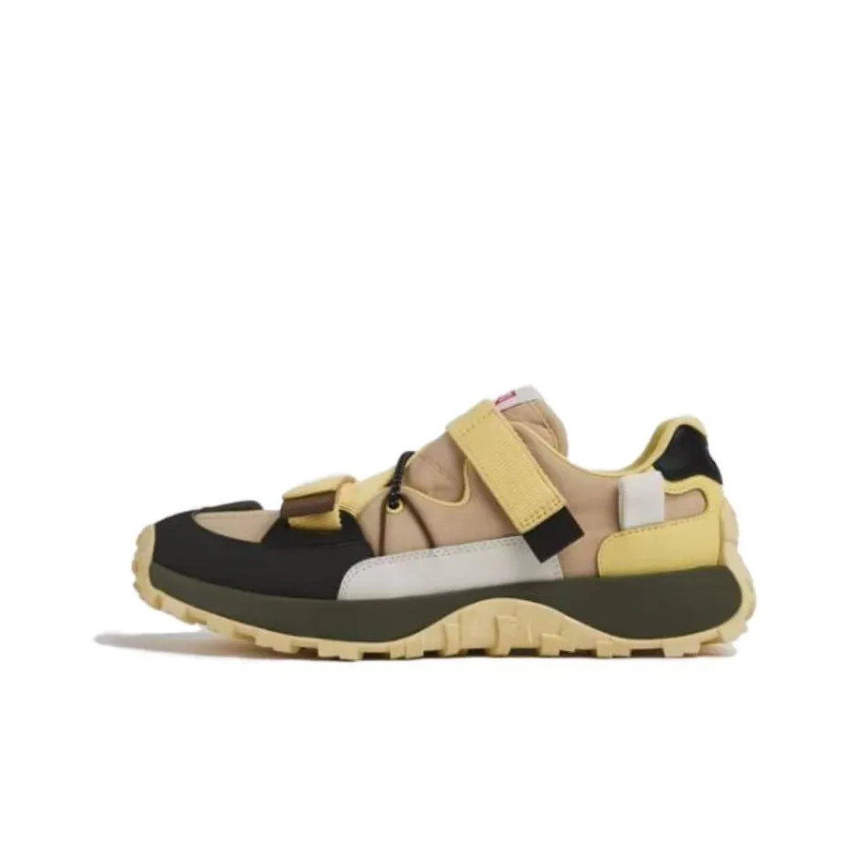 CAMPER Twins Slip-Resistant Quick-Dry Low-Top Casual Men's Beige Yellow CAMPER Twins Противоскользящий Быстросохнущий Низкий Топ Повседневный Мужской Бежевый Желтый