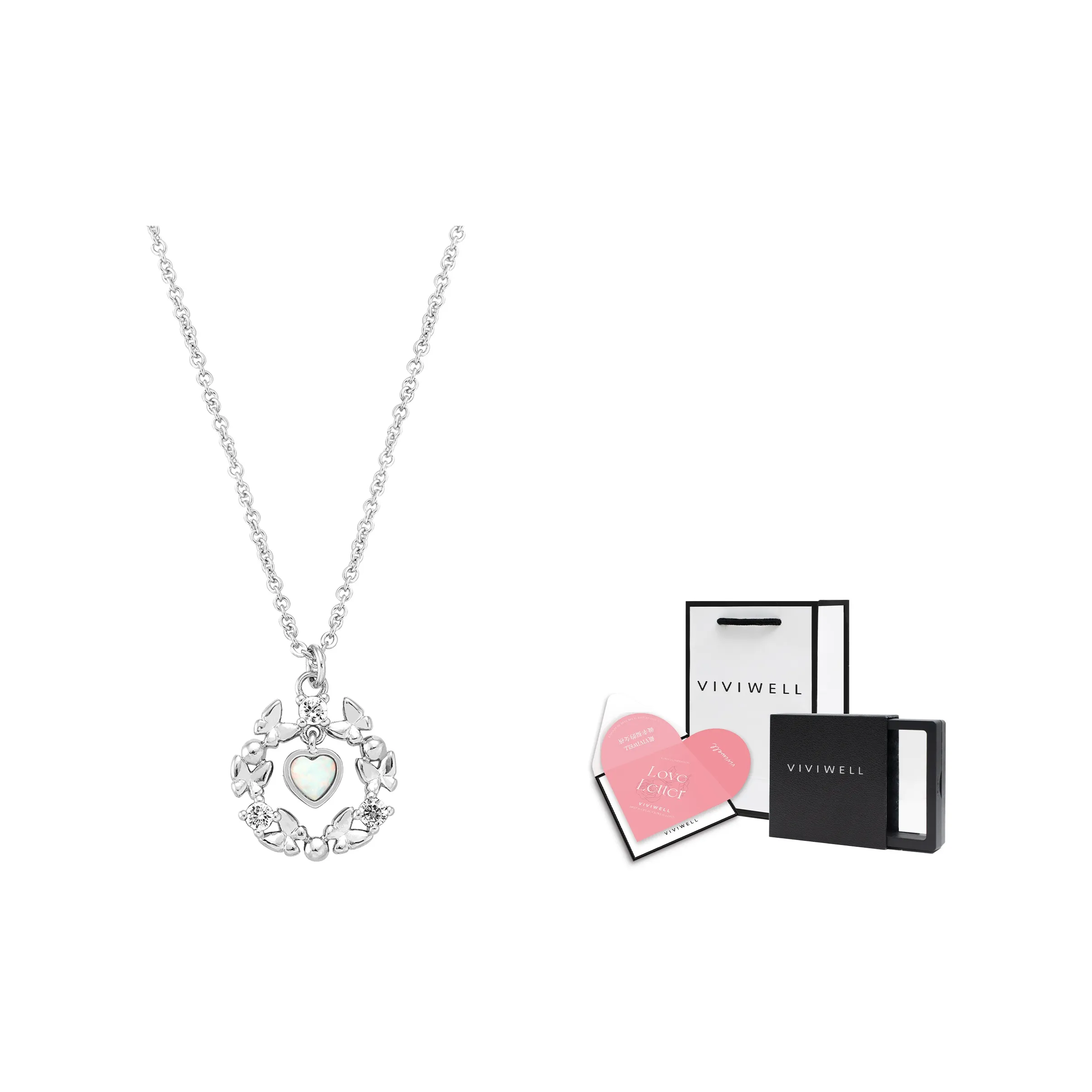 VIVIWELL Циркон Женские Ожерелья