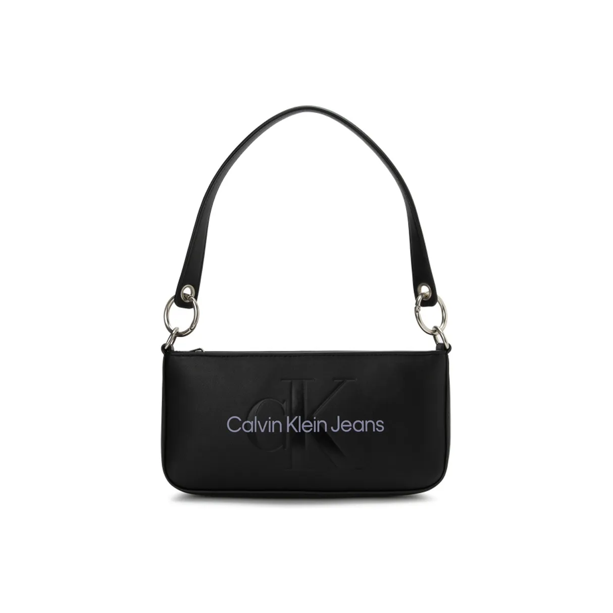 CALVIN KLEIN Synthetic Material Baguette Shoulder Bag Regular Women's Black