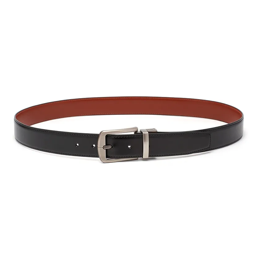 FREE RABBITⅡ Double Sided Rotating Buckle Belt Minimalist Style Business Width  3.5cm Belt Men's