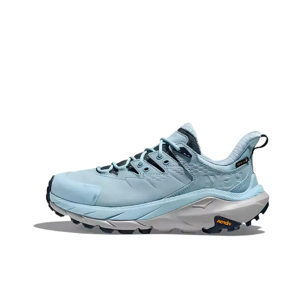 HOKA ONE ONE Kaha 2 LOW GTX Устойчивый к истиранию Низкий Топ Уличная обувь Женская Синяя