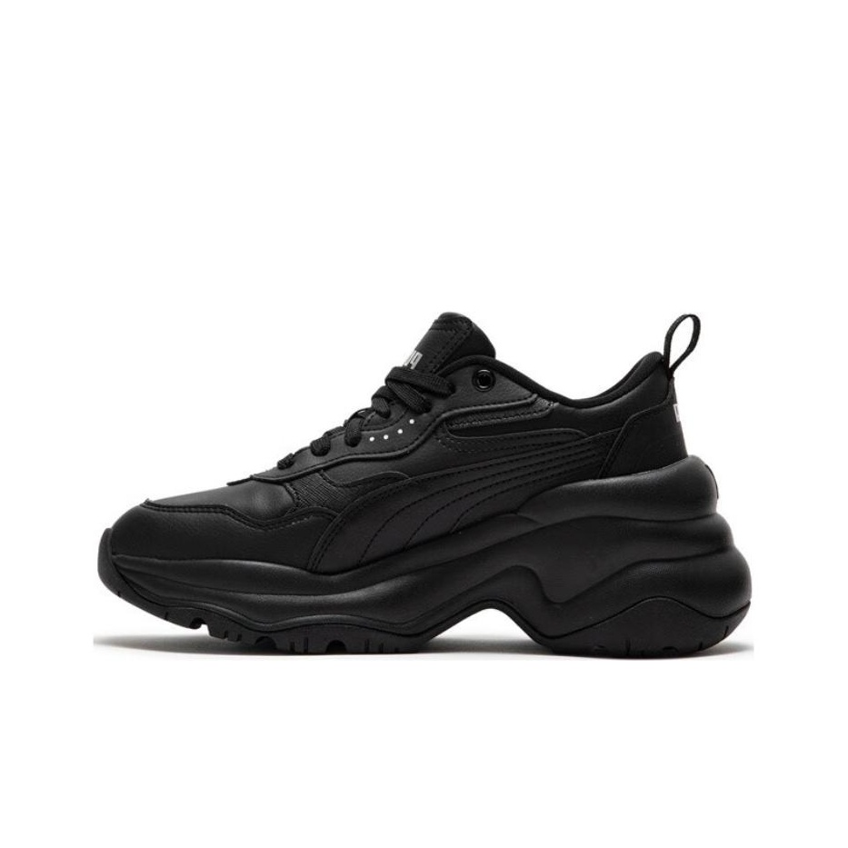 国内配送 PUMA CILIA WEDGE SANDAL BLACK /WHITE PUMA Cilia Wedge Sandals 'Silver' Women's Silver/Black EU 37