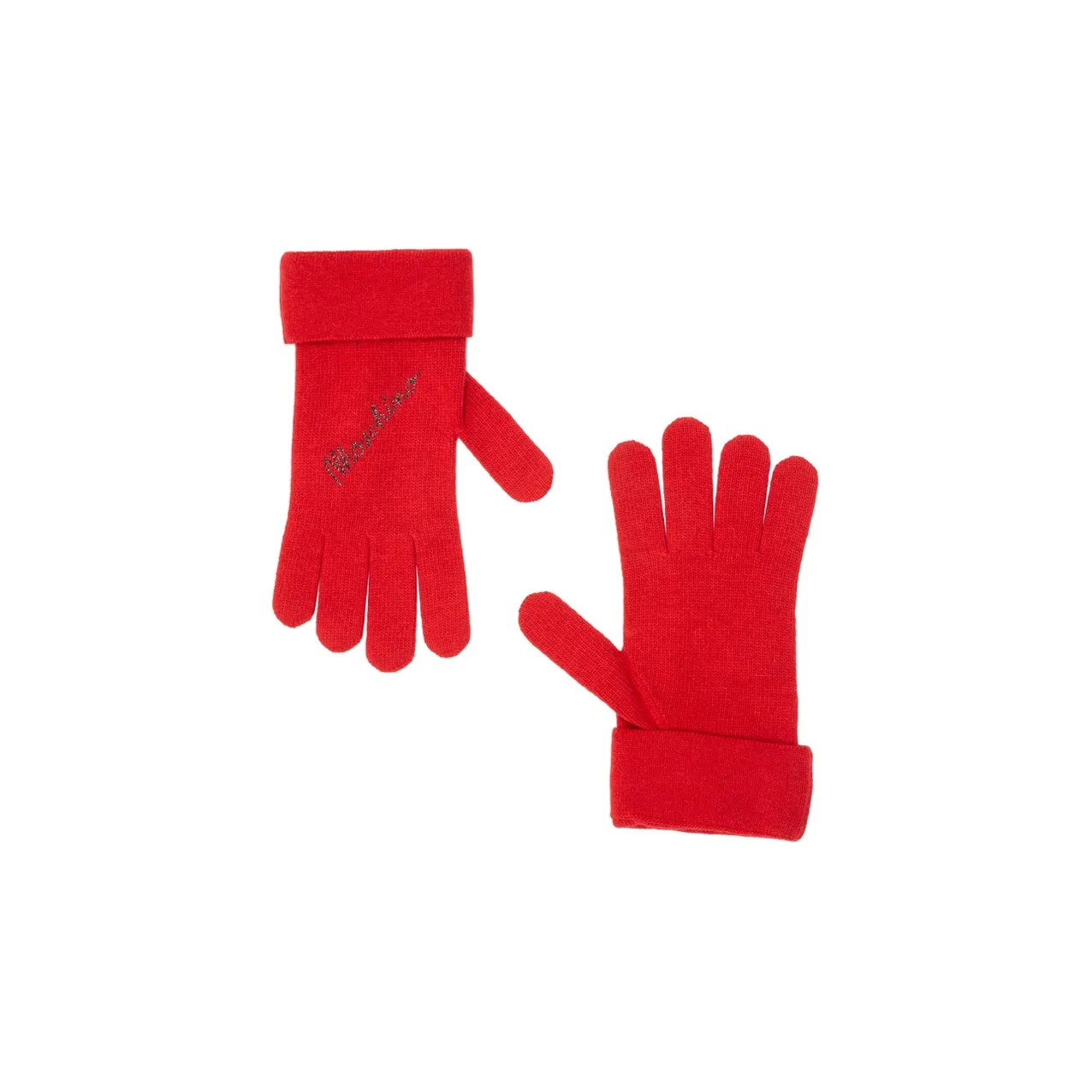 MOSCHINO Вязаные перчатки, красный, женские