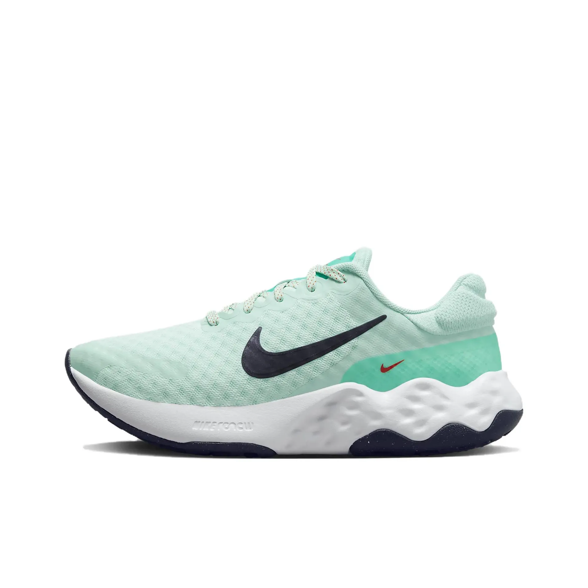 Nike Renew Ride 3 Anti-Slip Wear-Resistant Low-Top Running Shoes Women's Cyan