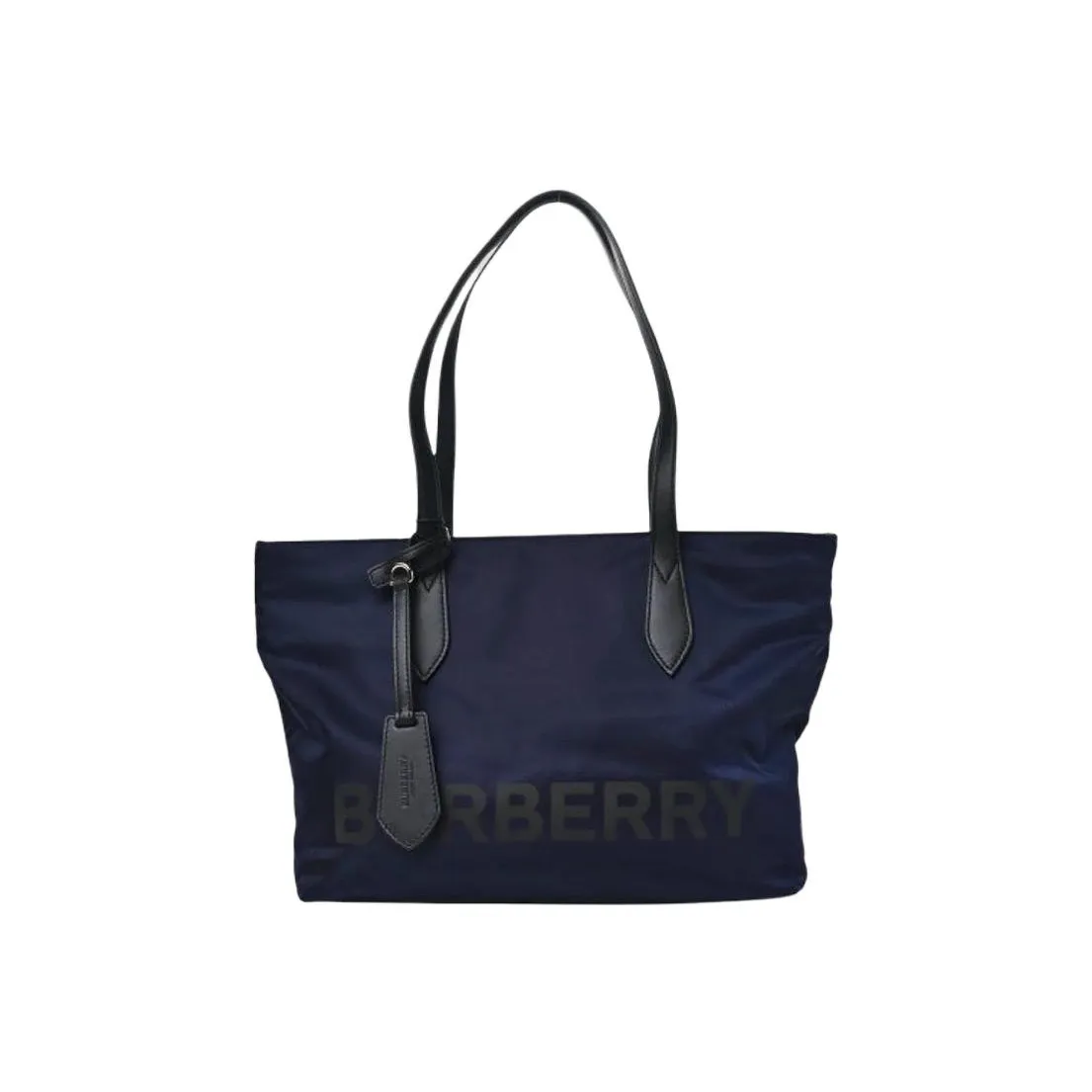 Burberry Nylon Tote Bag, Shopping Bag, Handbag Trumpets Women's Marine Blue