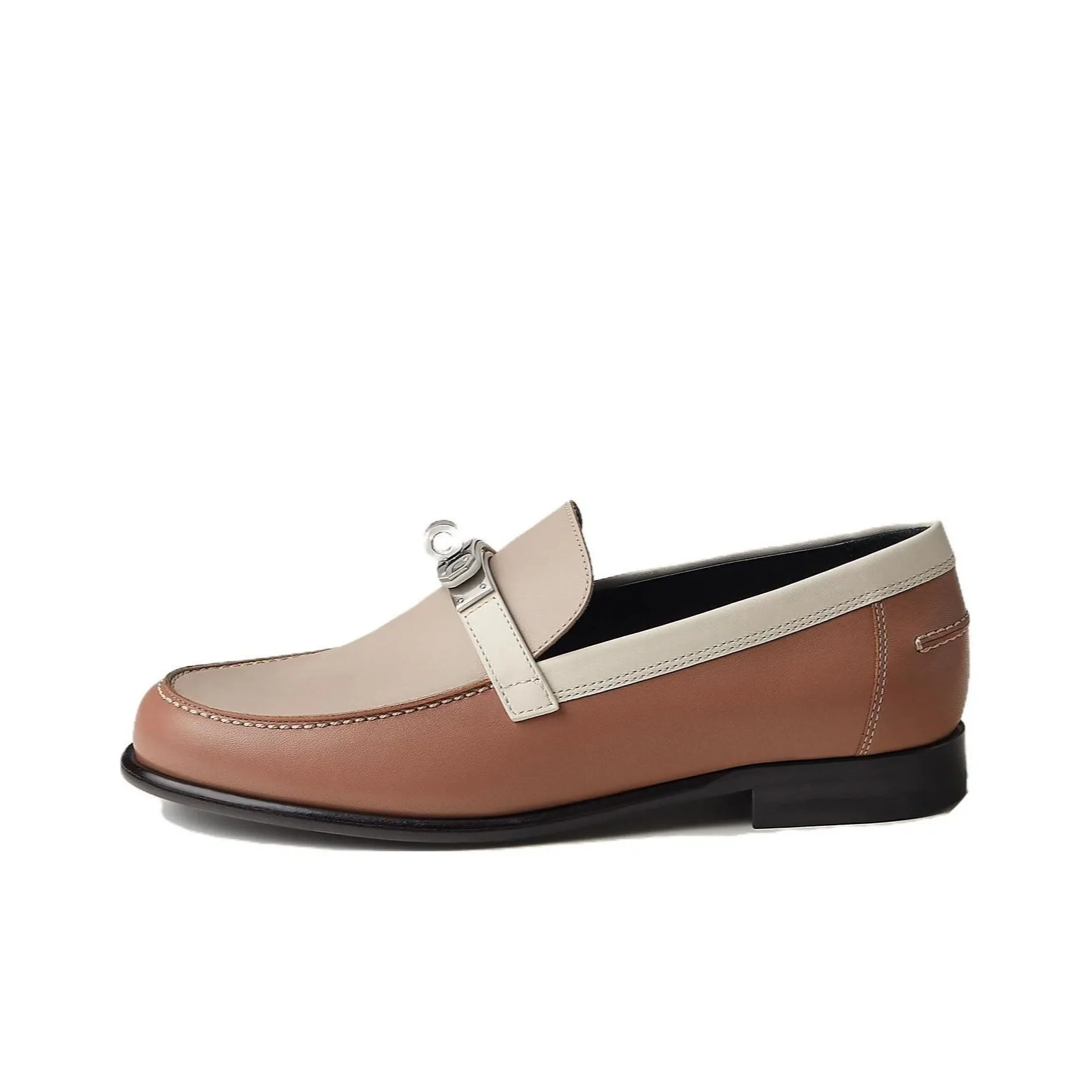 HERMES Destin Loafers Women
s Brown