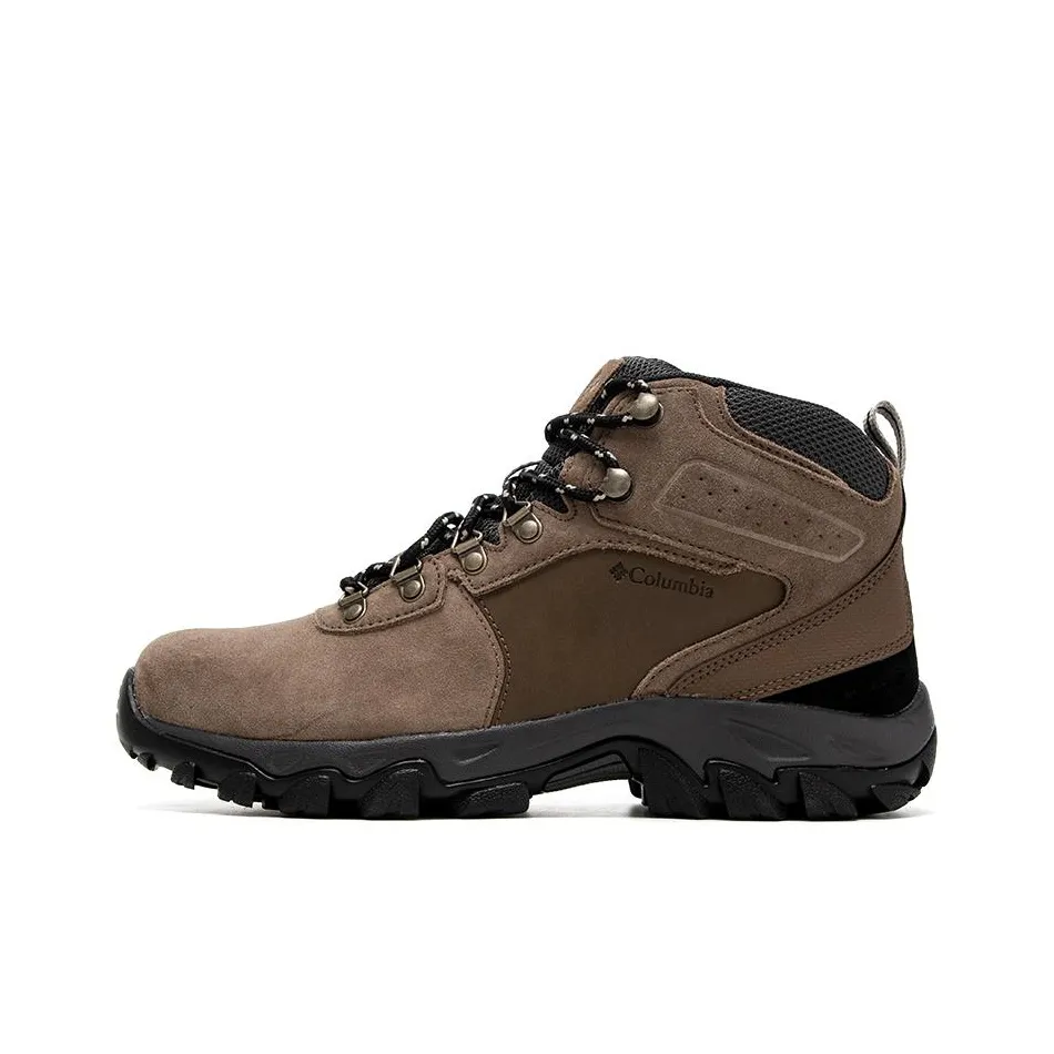Columbia совместный бренд Замша WP Устойчивая к истиранию Высокий Топ Уличная обувь Мужская Коричневый