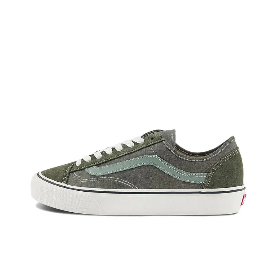 Vans Style 36 Low Топ Скейтборд Кроссовки Унисекс Зеленый