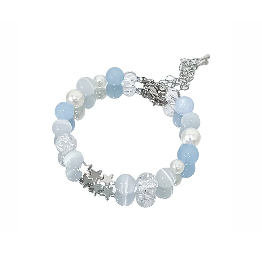 MUYAN Alloy Королевский Синий Stars Браслет Женские