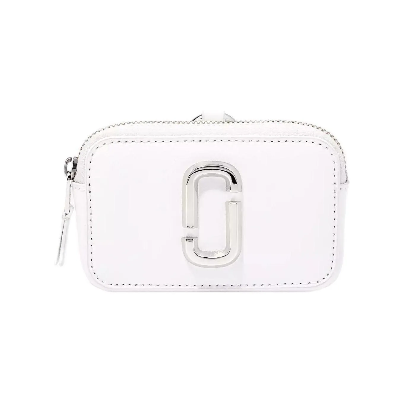 MARC JACOBS Saffiano Крестообразная текстура Кожа Сумка Украшение Сумка Аксессуар Женская Белая