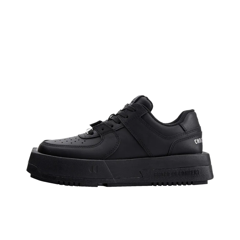CHOCO CONCERT Low Top Stylish Skateboarding Shoes Unisex Night Mist Black