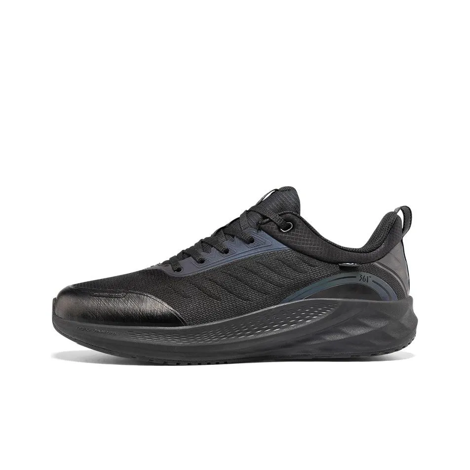 361° Rain Block 6.0 Cushioning Waterproof Low Top Running Shoes Men's Black