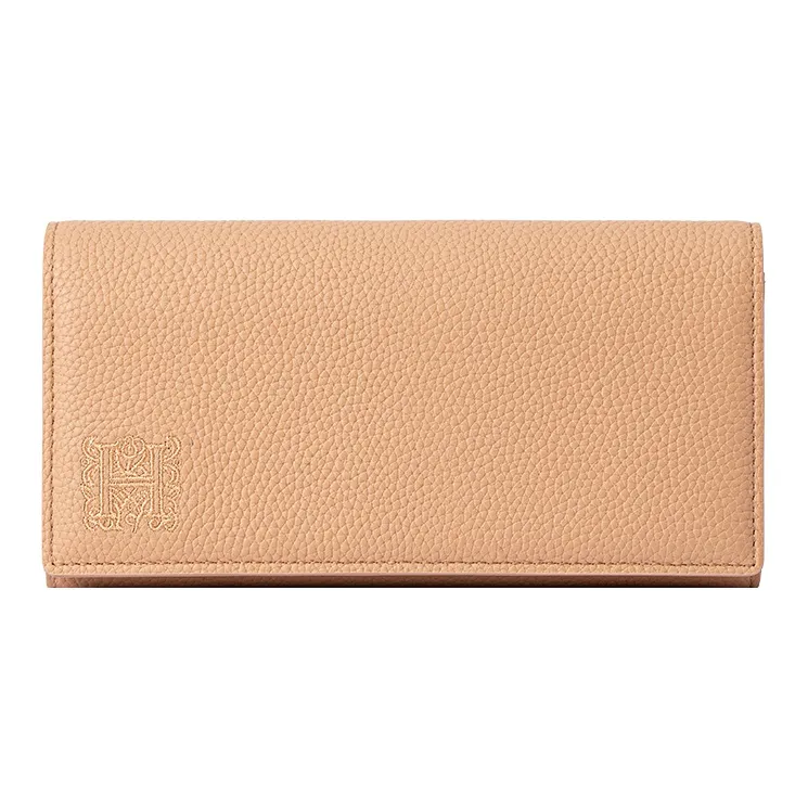 VANESSA HOGAN Коровья кожа Длинный кошелек для карт Женские Нюдово-розовый