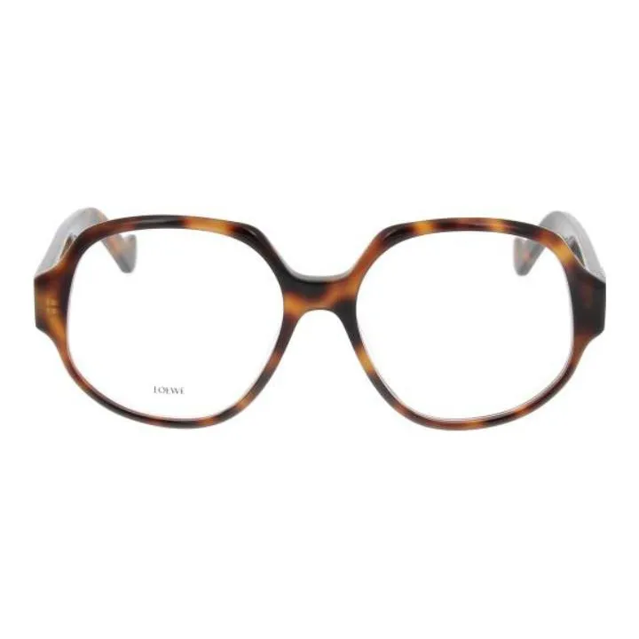 LOEWE Acetate Round Eyeglass Frames Women's Brown