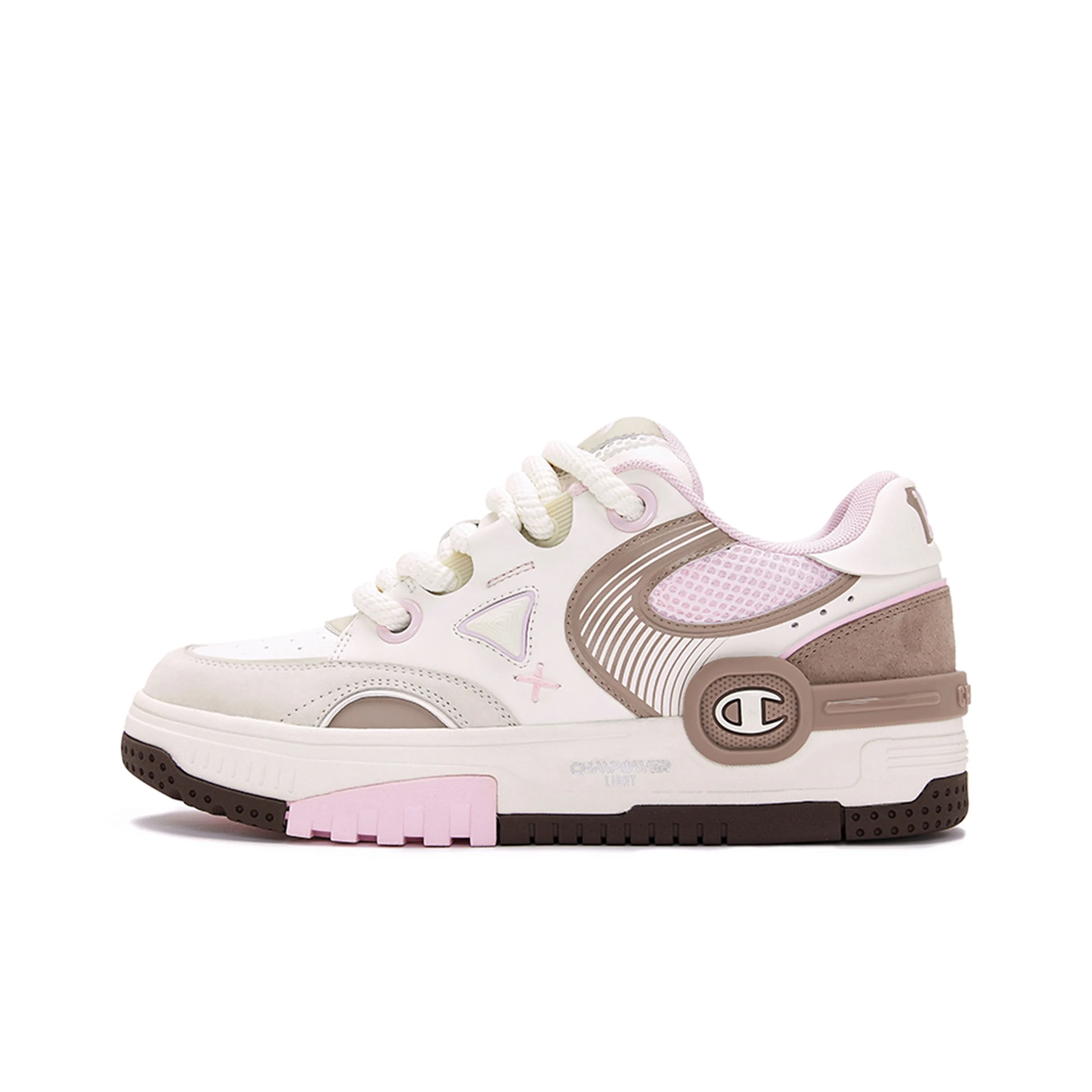 Чемпион Наушники Обувь BeatSkate V1 Противоскользящие Устойчивые к износу Низкий Топ Кроссовки для скейтбординга Женские Коричневый