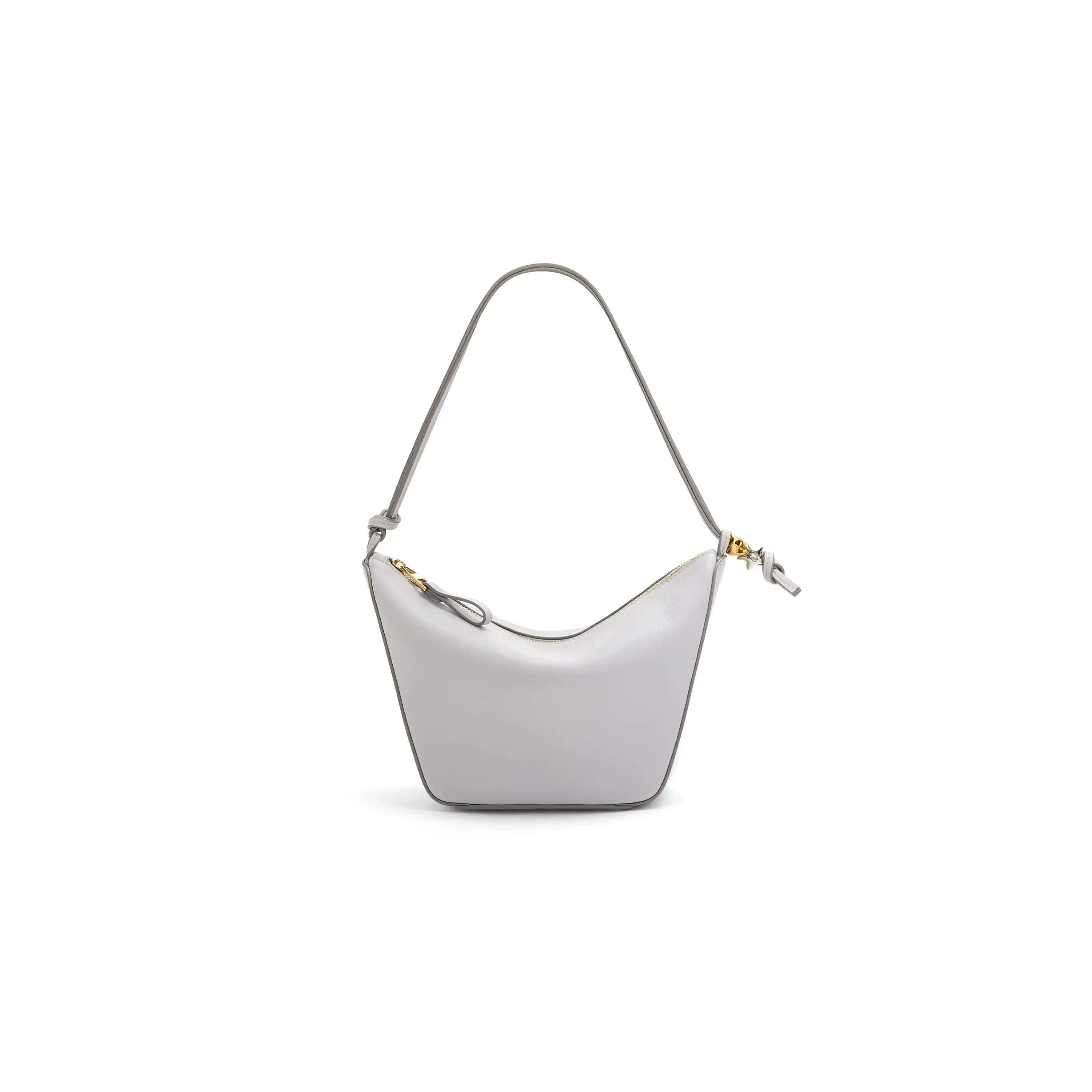 LOEWE Hammock Hobo Cow Leather Handbag, Shoulder Bag Women's Gray