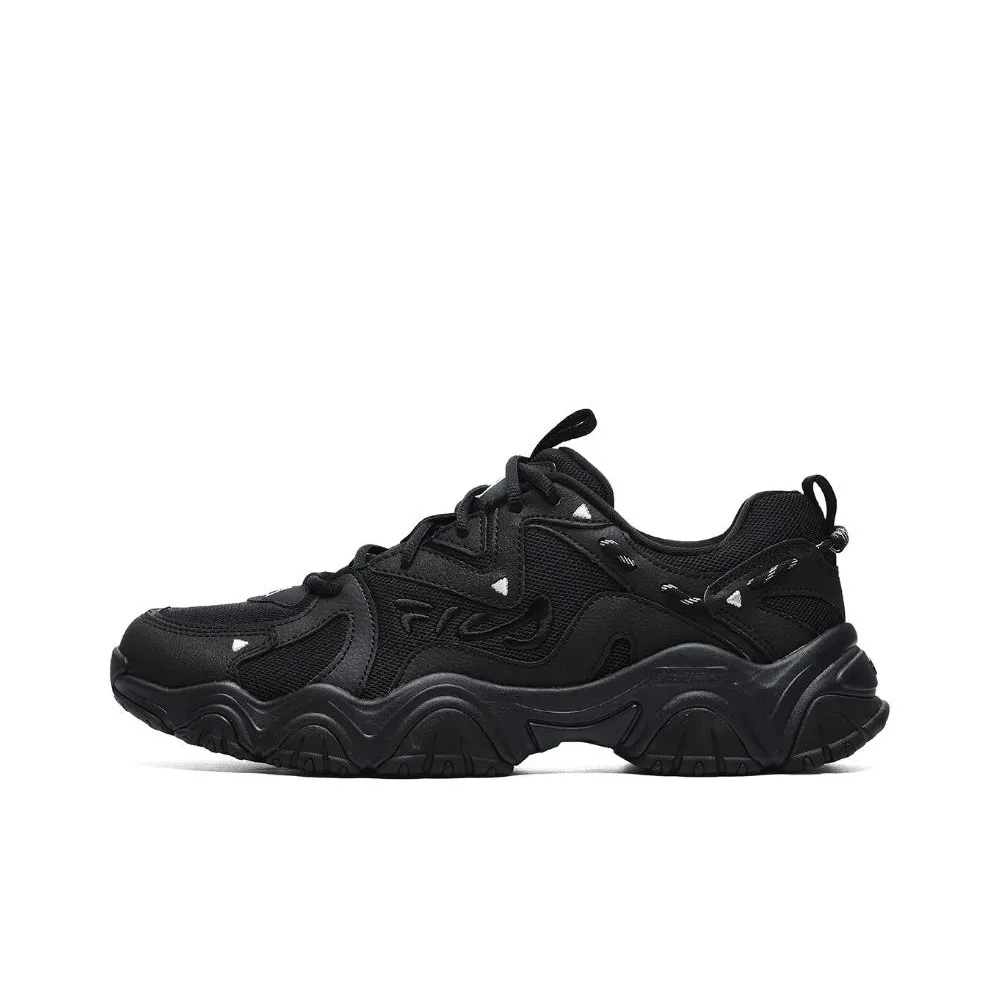 FILA Fluid 4 Cat Paw 4.0 Breathable Lightweight Rebound Low Top Casual Shoes Men
s Black