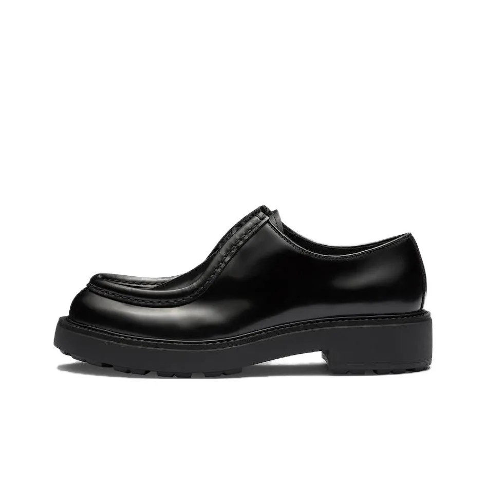 PRADA Brushed leather Loafers