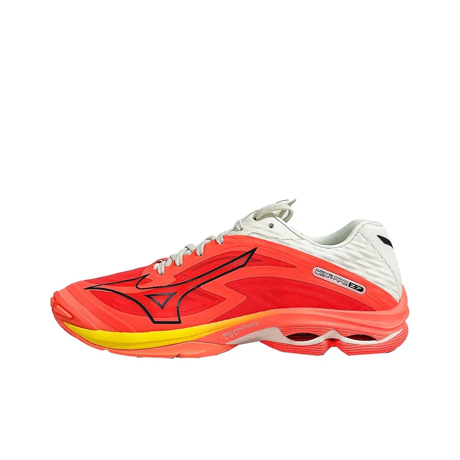 Mizuno Wave Lightning Z7 Low Топ Волейбольные кроссовки Унисекс Оранжевый Красный