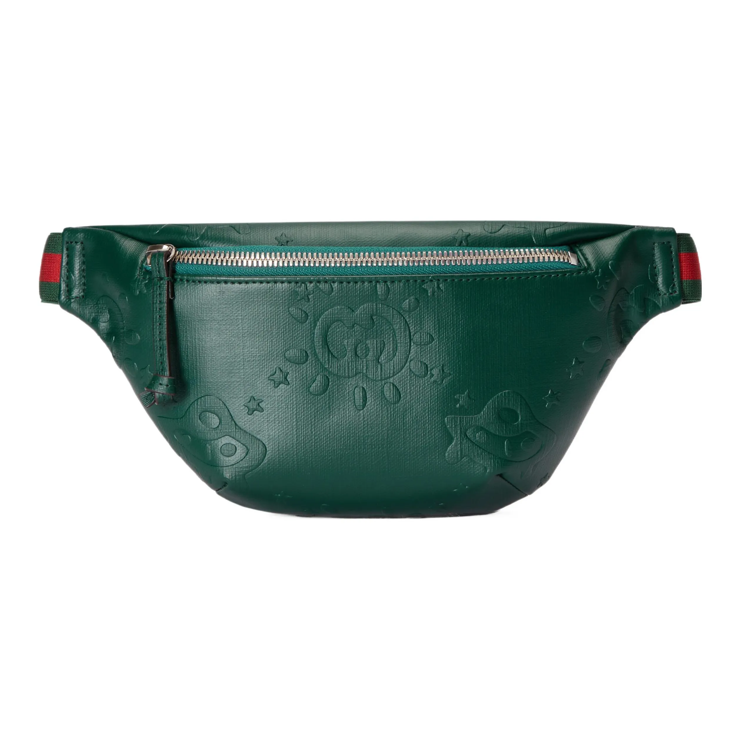 GUCCI Кожа Sling Сумка Одно плечо Через плечо Бананка Обычный Детский Зеленый