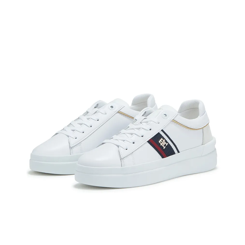 Tommy Hilfiger Stylish Skateboarding Shoes Women's White