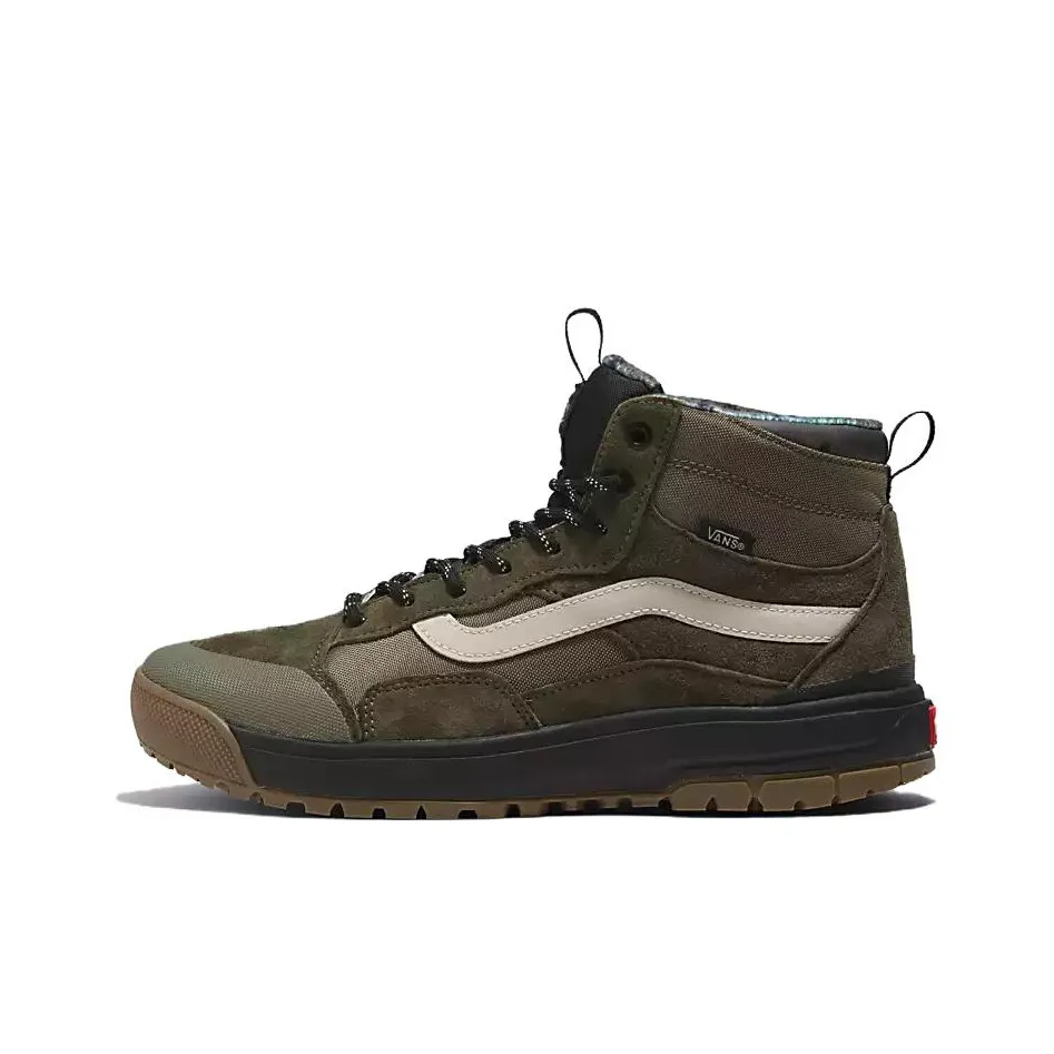 vans leather Rain Camo UltraRange Exo Hi MTE 1 'Olive Green'