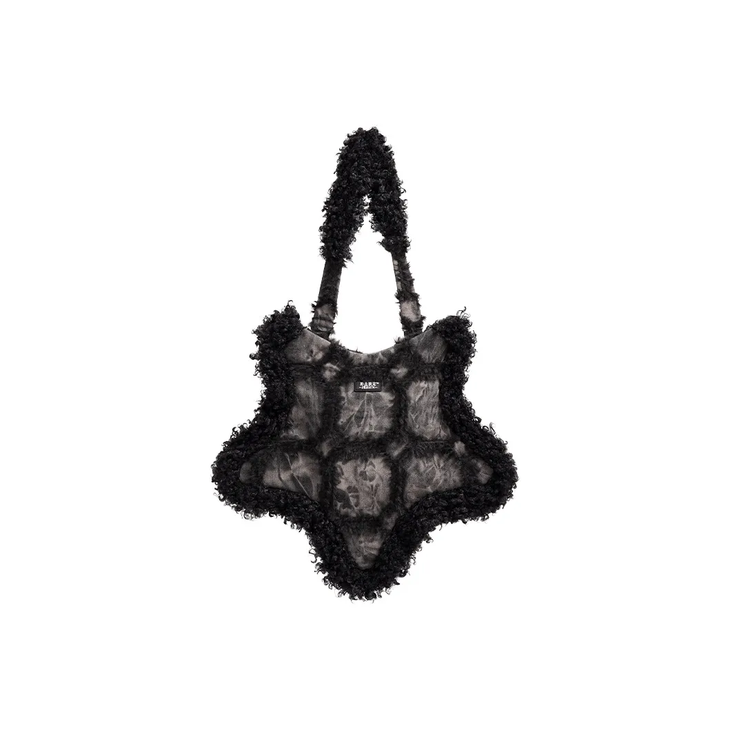 Rebirth Деним Звезды Сумка Сумка через плечо Одно плечо через плечо Сумка среднего размера Женская Черная Синяя