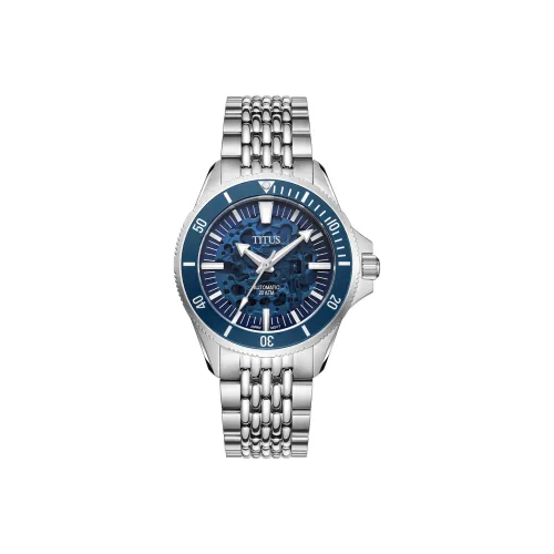 Solvil Et Titus Автоматический Механический Movement Мужские Brave Steel Collection Часы 43mm*52mm*14,05mm Синий