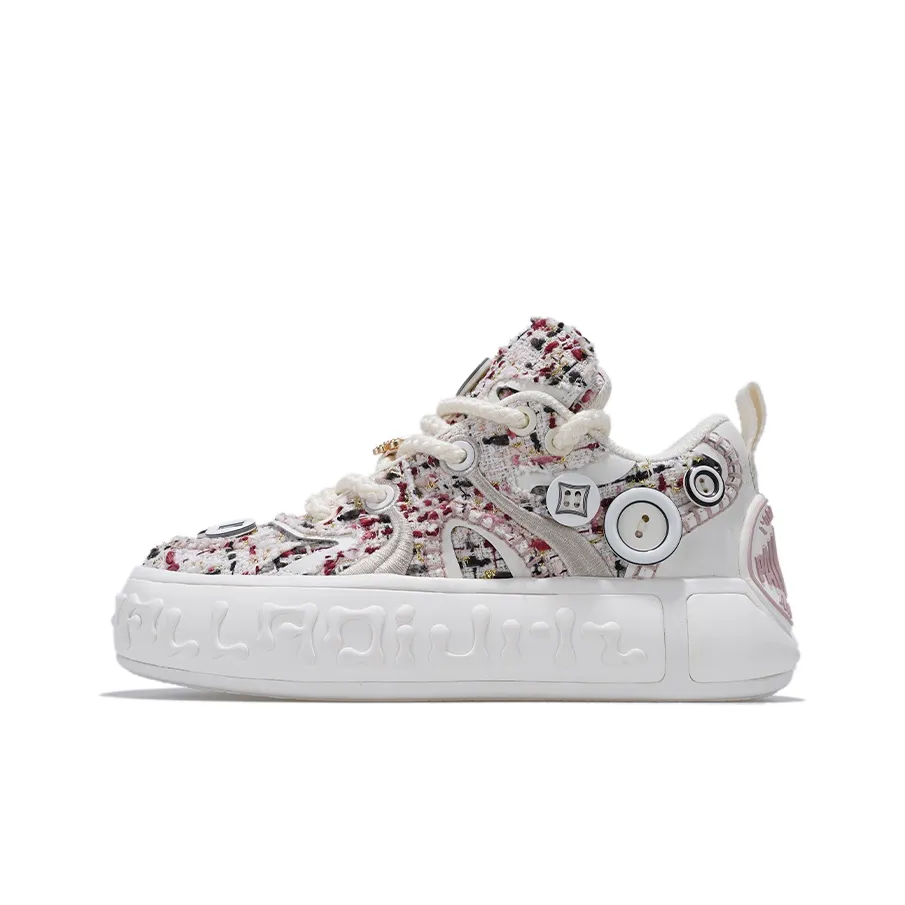 Палладий Low Топ Скейтборд Кроссовки Унисекс Красный Белый