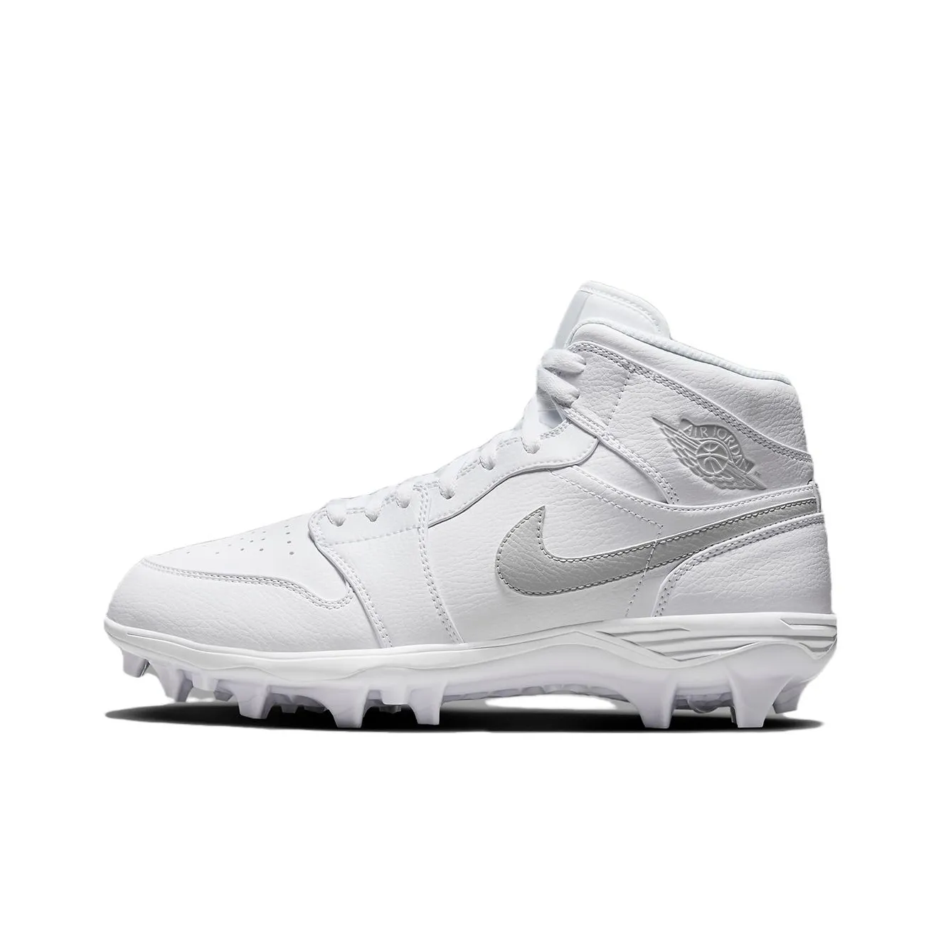 JORDAN 1 Mid Td Cleat White Grey Fog