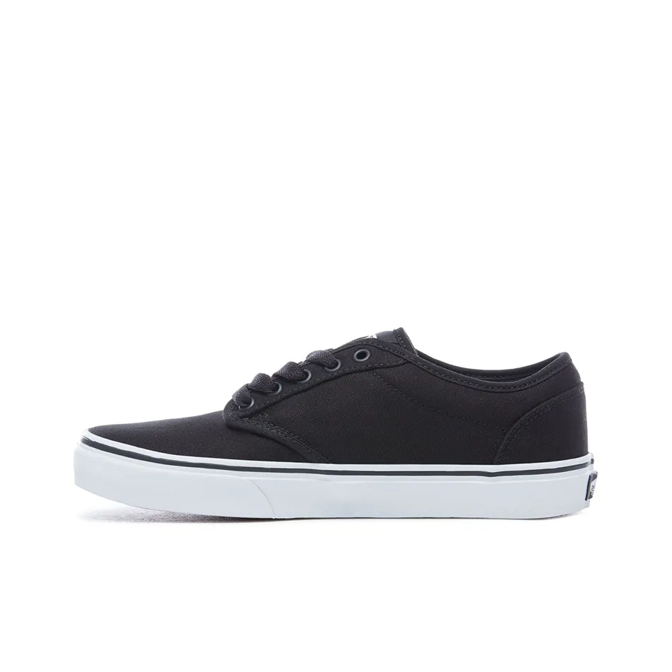 Vans Authentic Series Скейтборд Коллекция Низкие Кроссовки для скейтбординга Унисекс Черный Белый