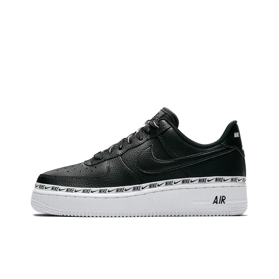 Nike Air FORCE 1 07 SE Non Slip Легкий Низкий Топ Скейтбординг Кроссовки Женские Черные