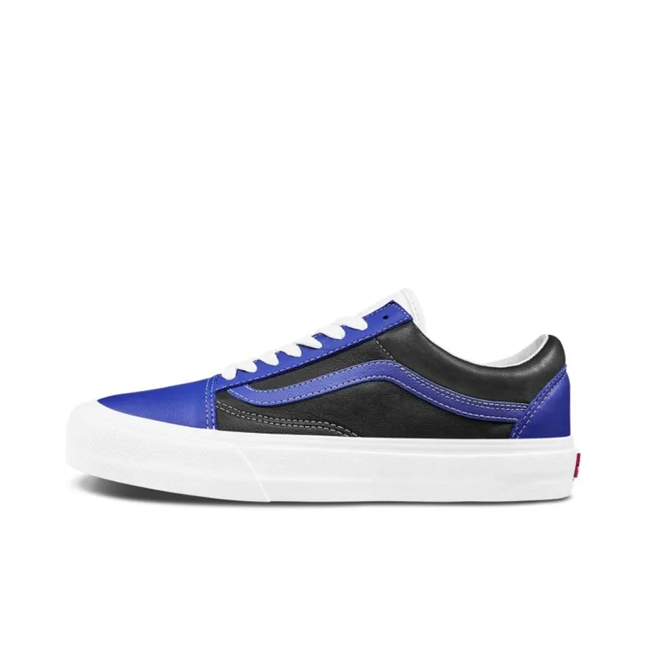 VANS Old Skool Vlt L Low Топ Скейтборд Кроссовки Унисекс Черный Синий