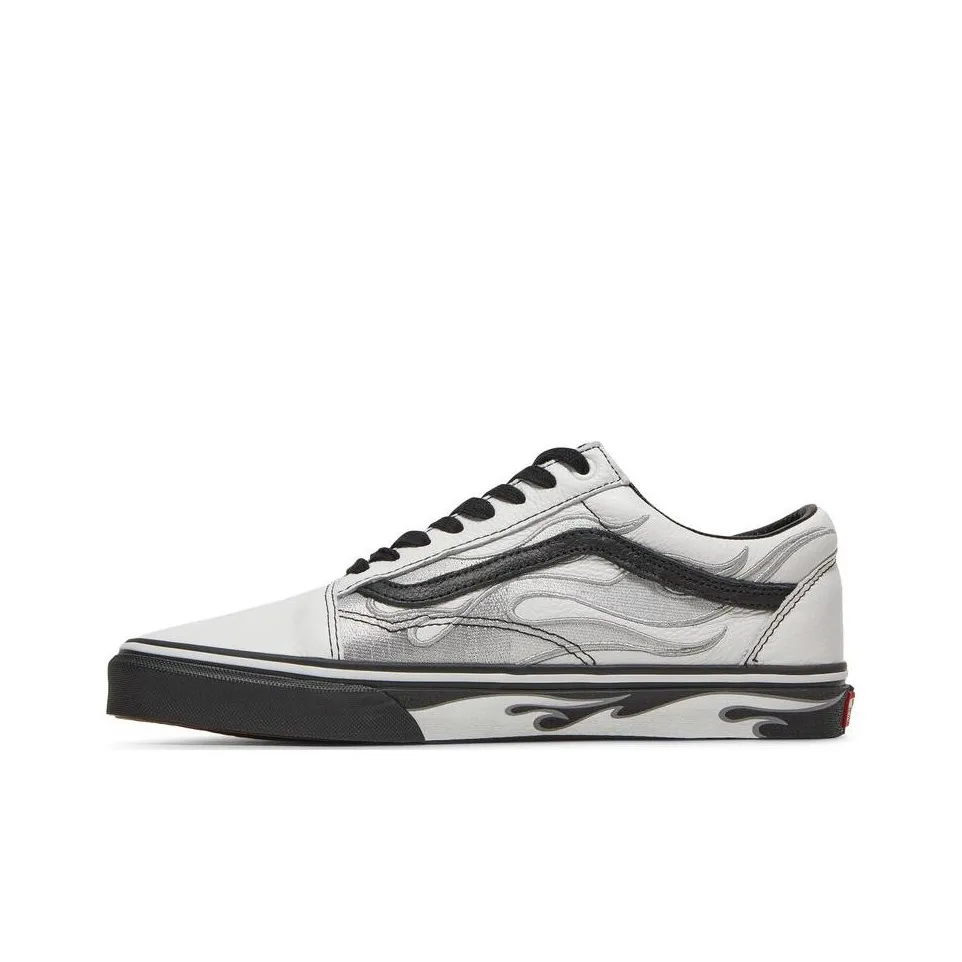 Old Skool A$ap Rocky X Vans 'Worldwide Pack White Flames'