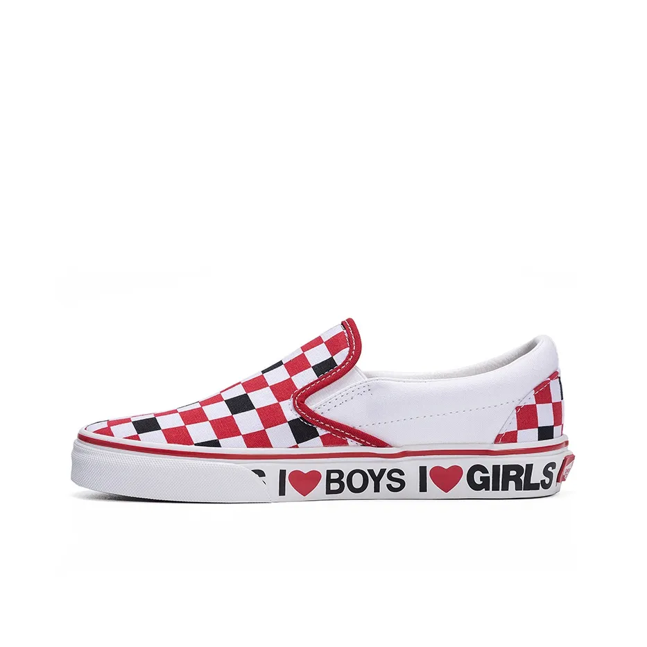 Vans Slip On I Heart 'White Red'