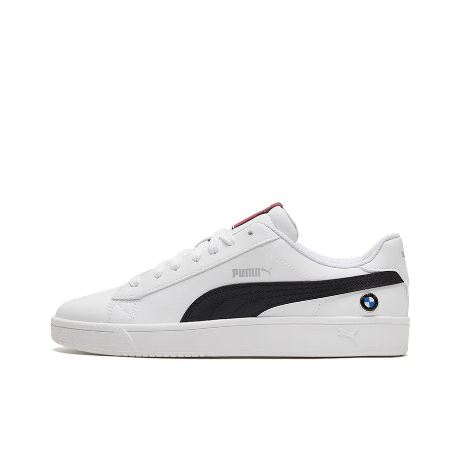 PUMA Bmw Motorsport Court White/Black/Red Casual Board Shoes